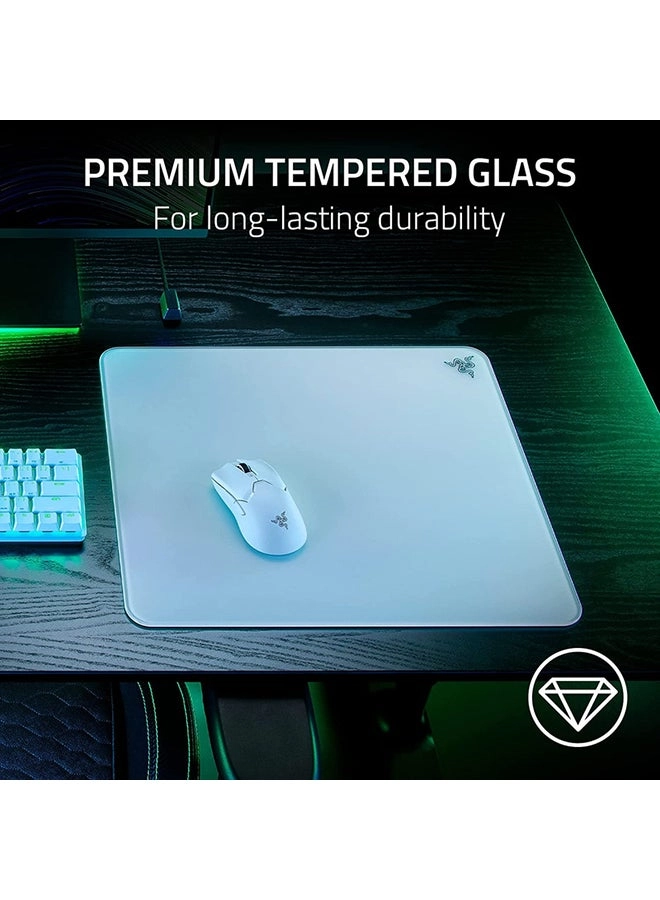 Atlas Tempered Glass Gaming Mouse Pad