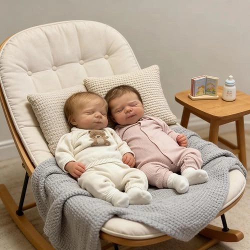 Pascale Reborn Baby Doll - 18 inch Vinyl Ages 3+ Bundle