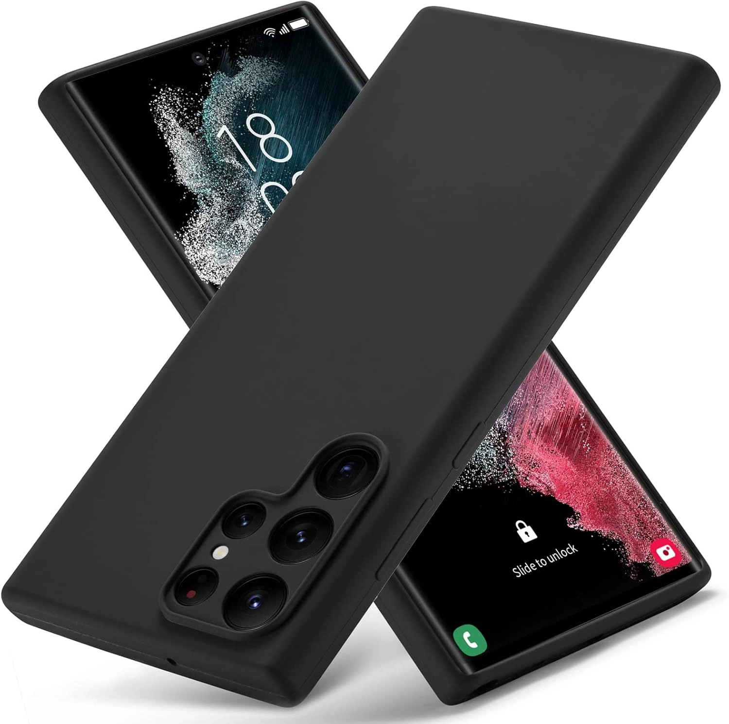 Silicon Magnetic Case for Samsung Galaxy S24 Ultra - Silicon Case Screen Protector