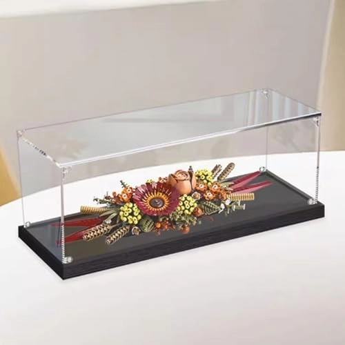 Acrylic Display Case for LEGO 10314 Eternal Flower Flourish Model - Acrylic 3mm Dustproof