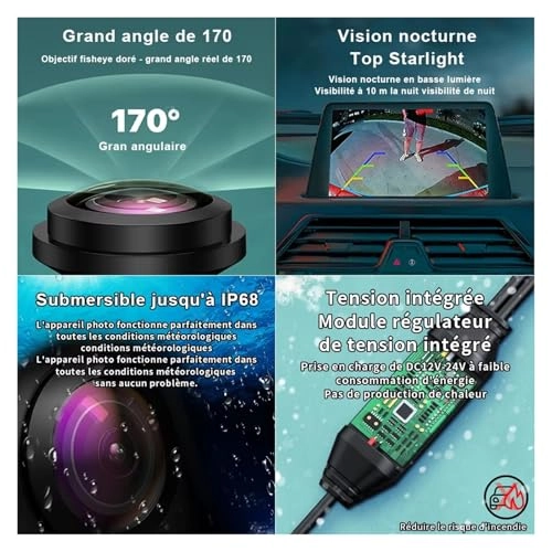 Car Reversing Camera - Night Vision AHD1080P