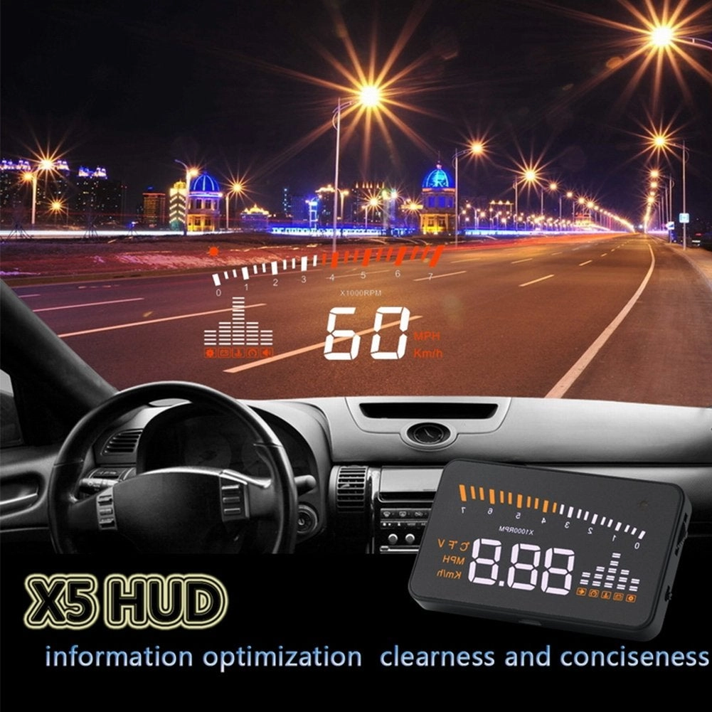 Heads Up Display - OBD II Color LED GPS
