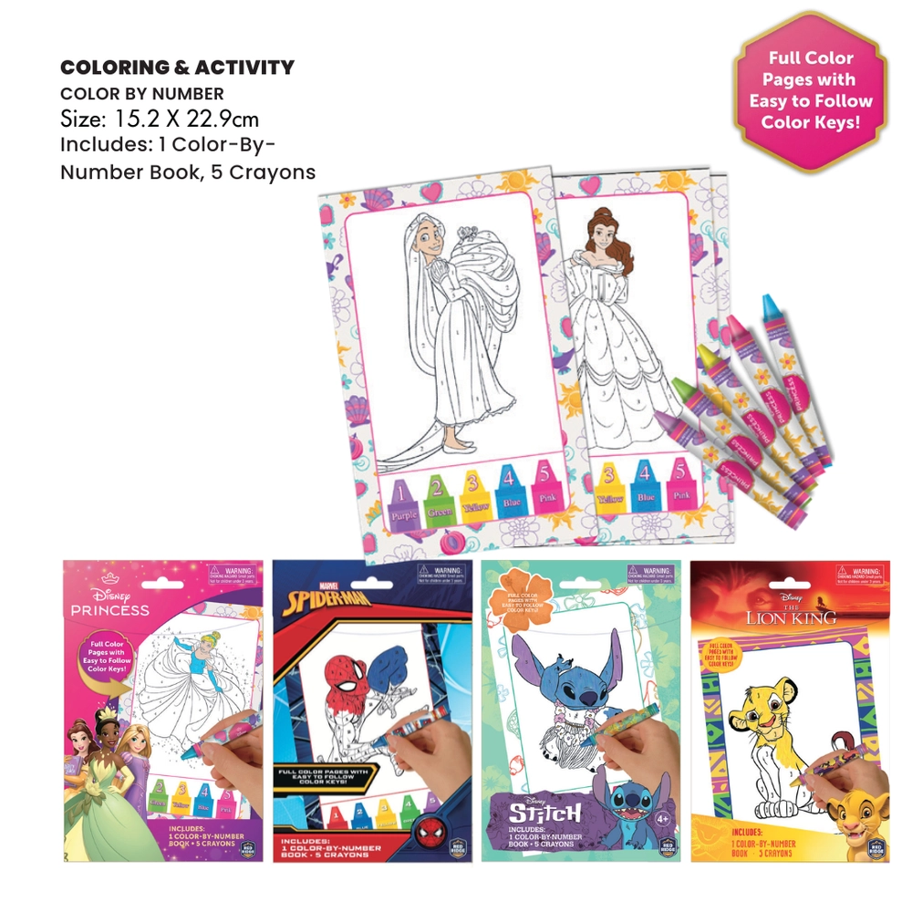 Spider-man Color By Number Kit - 3+ years