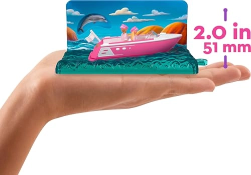 Barbie Mini BarbieLand The Movie Vehicle Collection - 2 1.5-inch Dolls Ages 4+