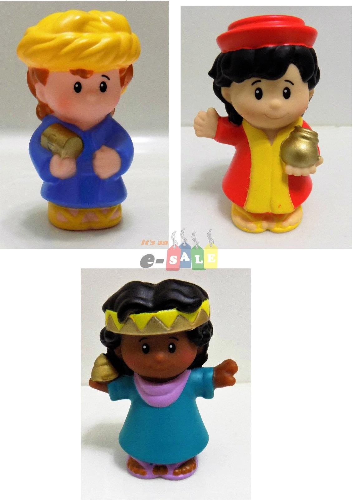 Fisher-Price Nativity Manger Replacement - Wise Man (J2404-9059-3WM) 3 pcs