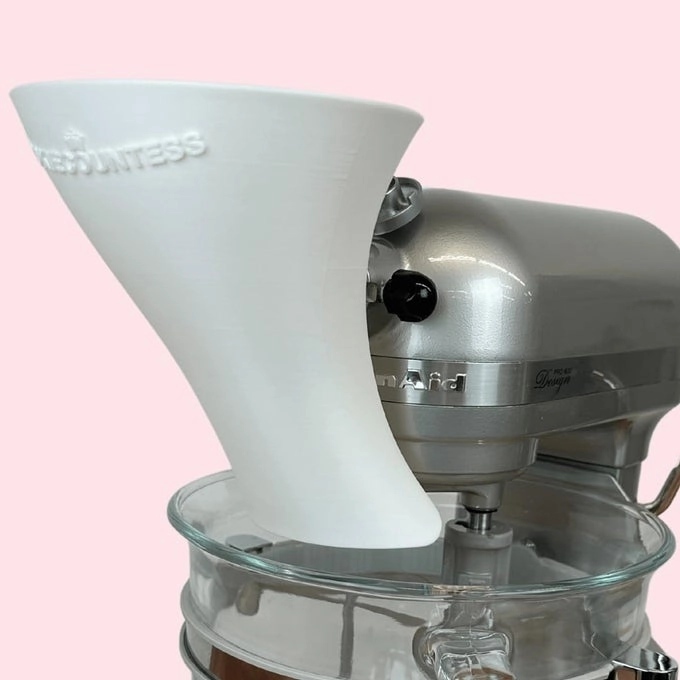 The Cookie Countess Inc COUNTESS FLOUR FUNNEL STAND MIXER ATTACHMENT