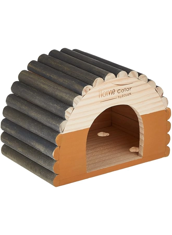 HuHa Mart Home Color Wooden House With Round Timbers