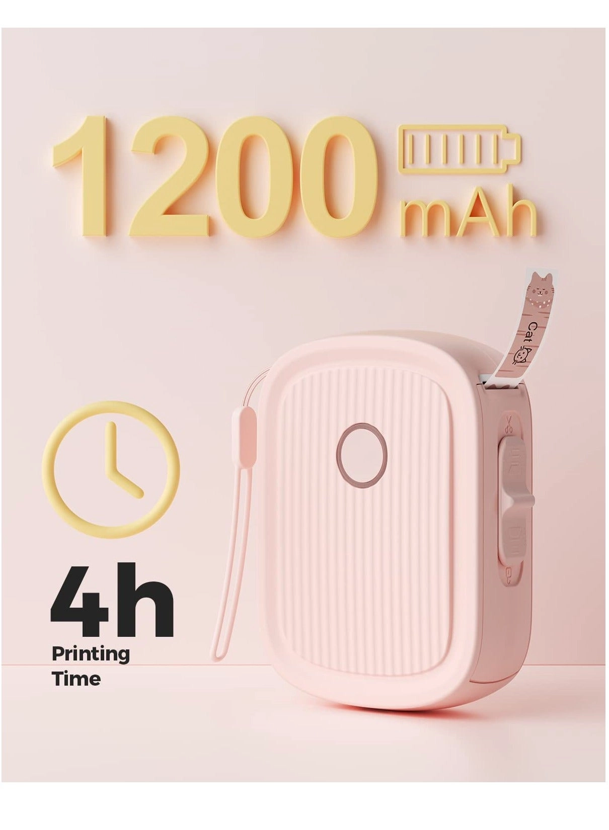 Mini label printer - Direct Thermal Printing 15mm