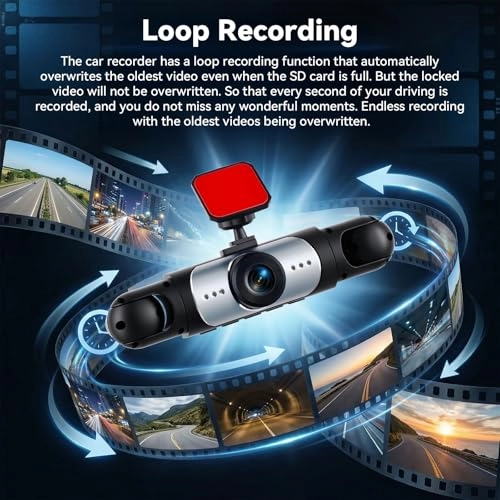 4 Kanal Dashcam - 1080P 30FPS