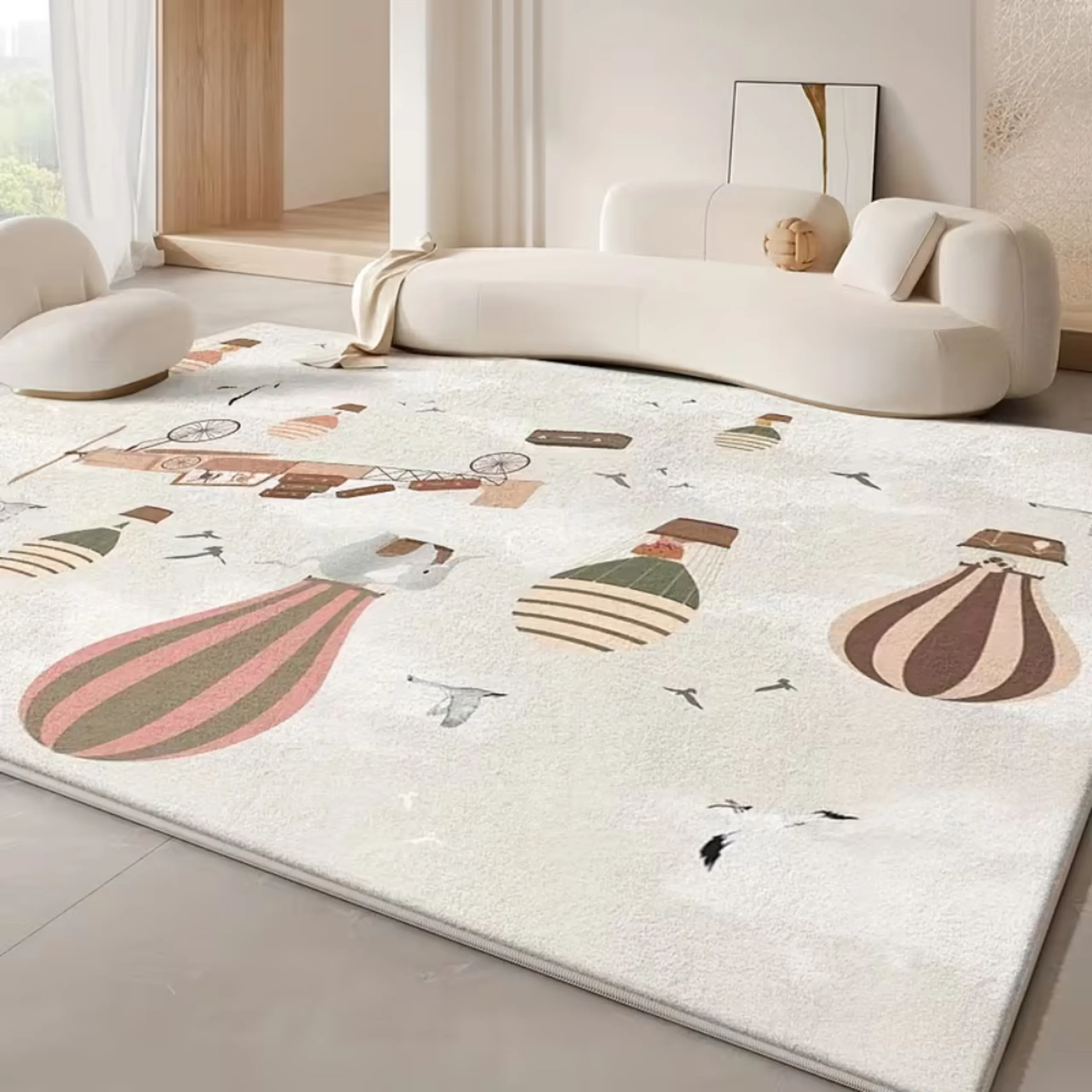 Hot Air Balloon Kids Cushion Play Mat - 0 month
