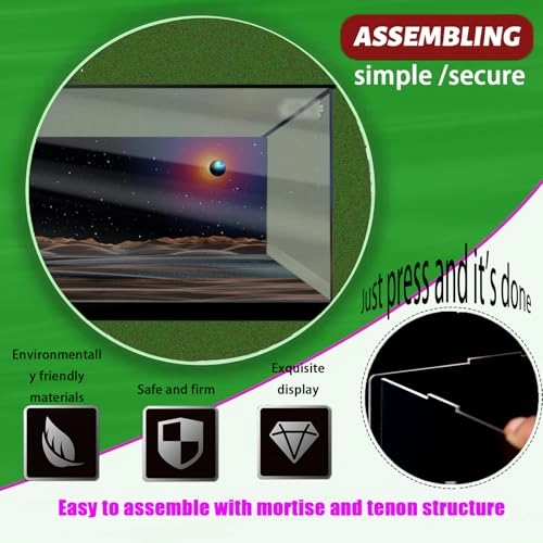 Display Case (75257 / 75212) - 55 x 40 x 24 cm 3 mm Acrylic