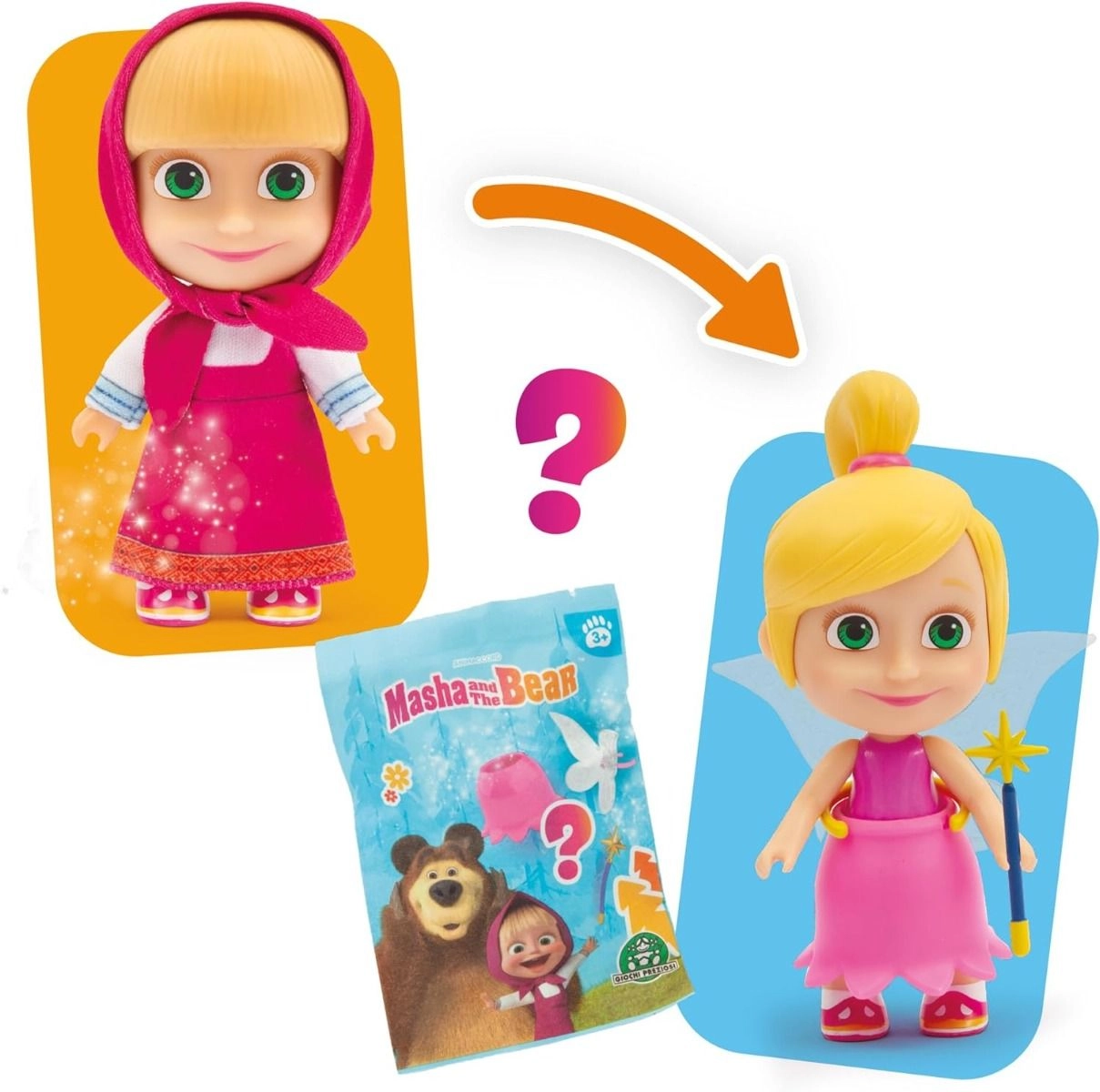 Masha Doll - 12 cm Magic Outfit Ages 3+