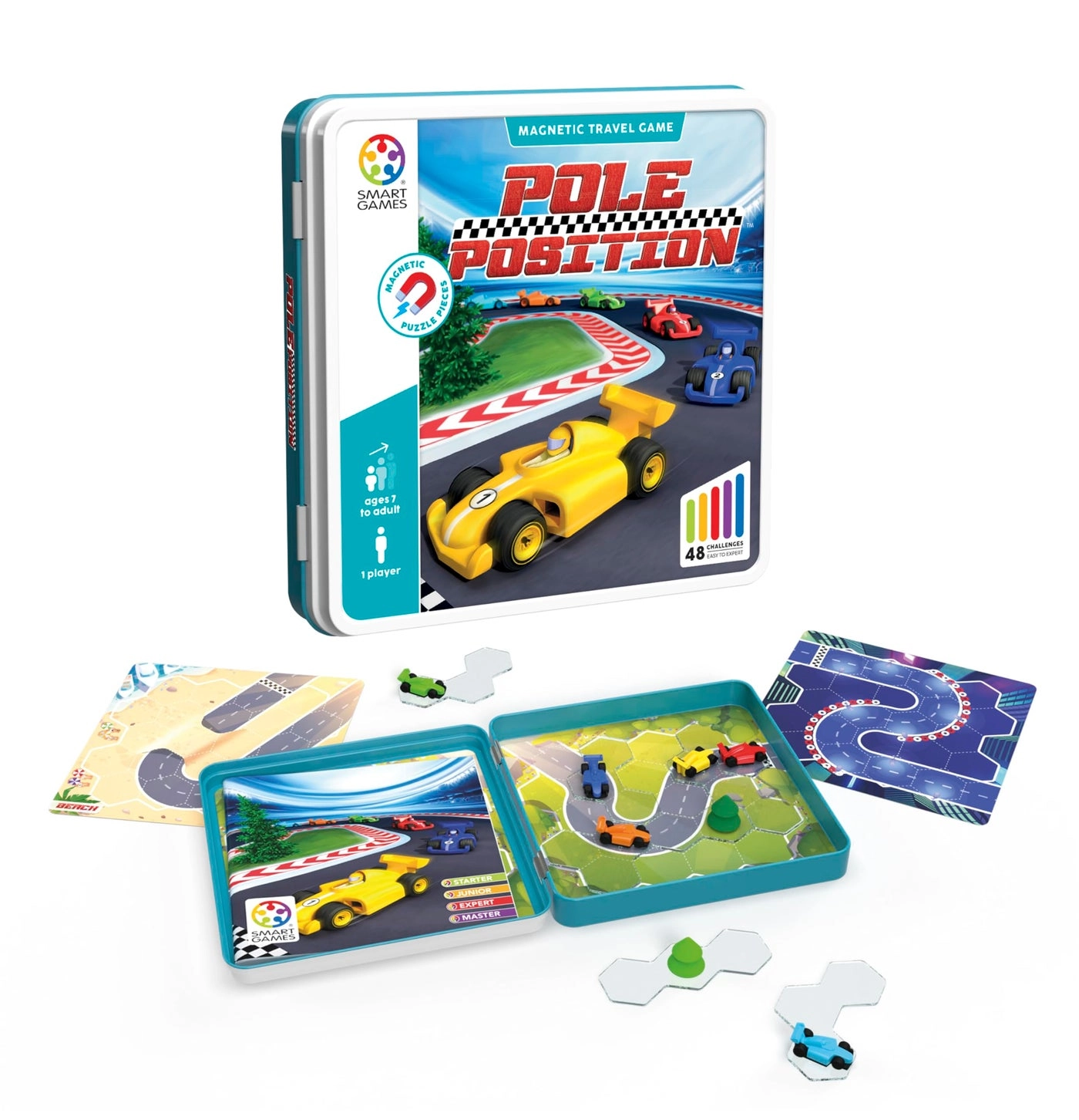 SmartGames Pole Position 3D - 48 Challenges Ages 7+