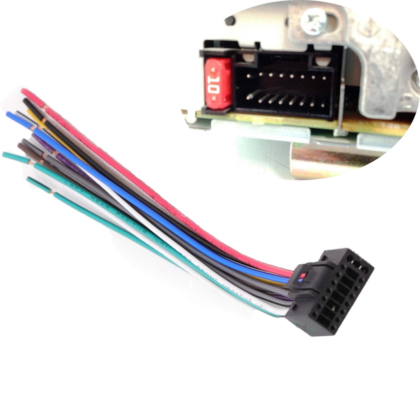 Car Stereo Wiring Harness - Kenwood KDC KRC KMD