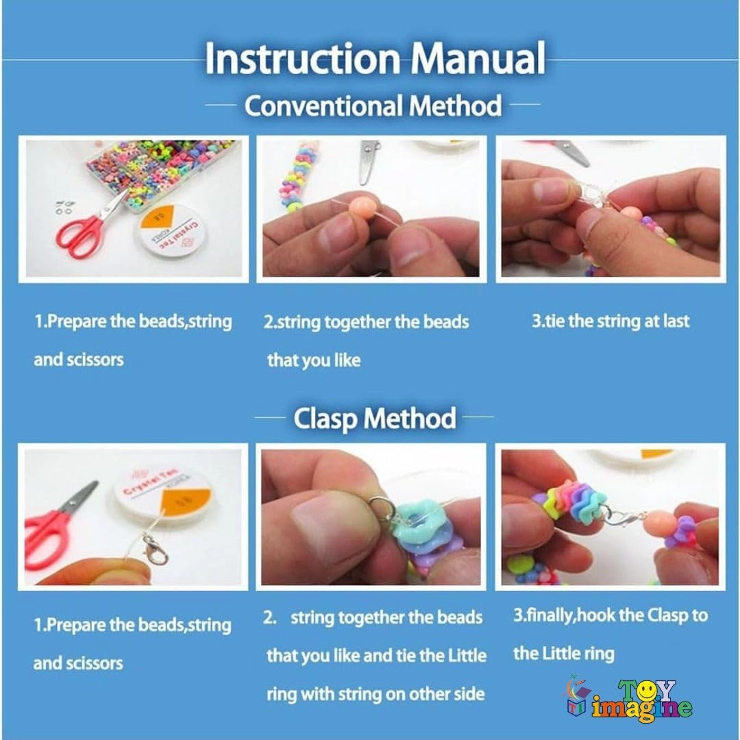 Beads Kit - DIY Bracelet Making Kit for Girls