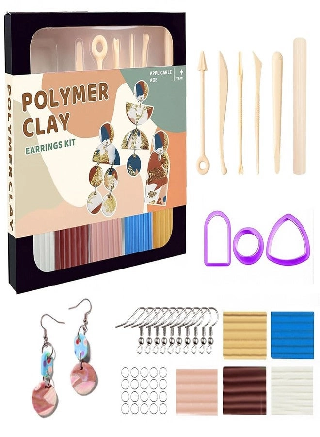 PATPAT Polymer Clay Earring Making Kit - Art Crafts Gifts Teen Girls