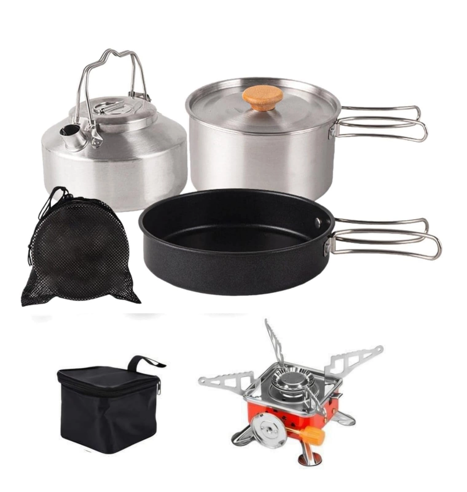dpcr Camping Cooking Set - 11-PIECE