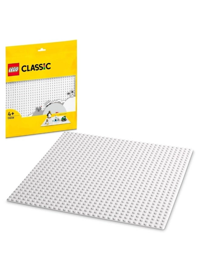 Classic White Baseplate (11026) - 32x32-stud White