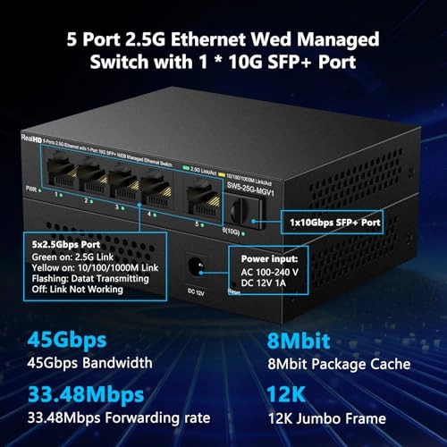 SW5-25G-MG 5-ports