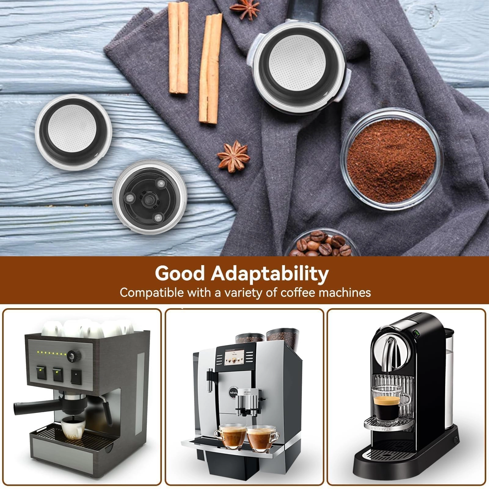 Coffee Filter - 51mm Double Layer Pressurized