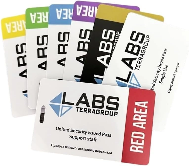 FLOORSOUTH TerraGroup Labs Key Card - 7pcs Multicolor
