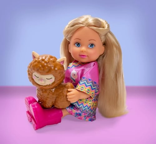 Evi Love Doll - 12 cm Alpacas 2 Animal Figures Ages 3+