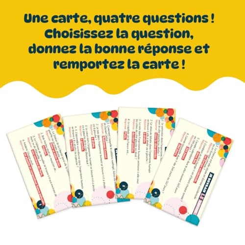 Jeu de Plateau Familial - Quiz Jeu de Cartes (French)