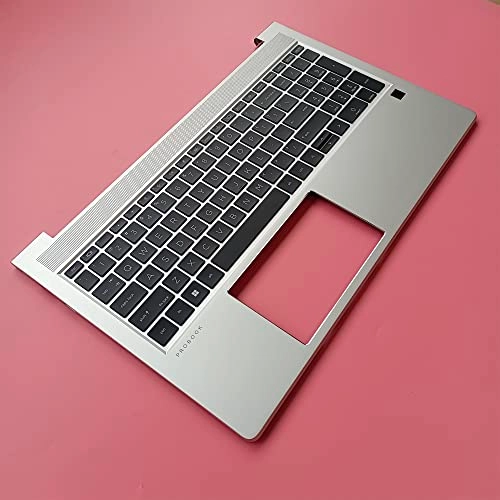 450 G8 455 G8 - Backlit Keyboard Palmrest Silver