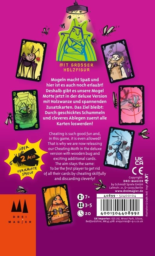Mogel Motte: Deluxe - Three Magicians Card Game