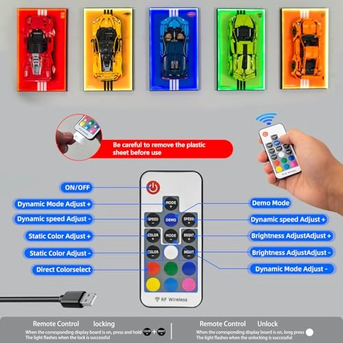 Display Wallboard for LEGO Lamborghini Sián FKP 37 42115 - Aluminum