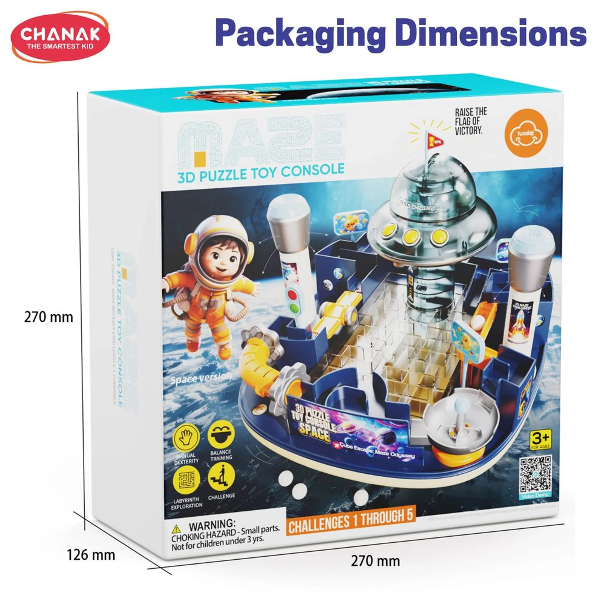 Space Maze 3D Puzzle - 16 pcs