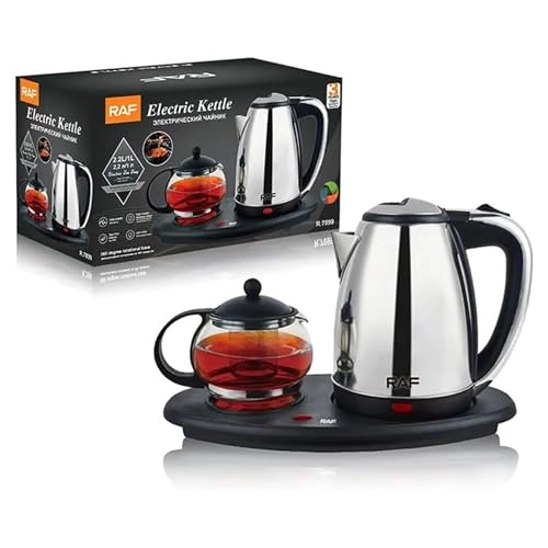 Kettle with Glass Teapot Set