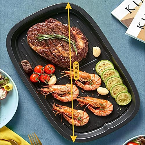 2-tier electric grill pan - 1200 W 5-7 peoples