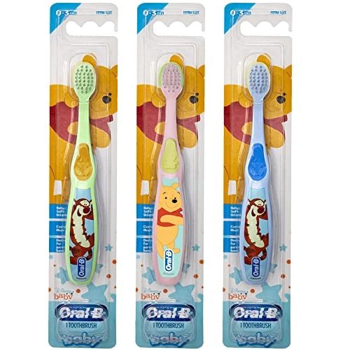 Baby Manual Toothbrush - Extra Soft 3-Piece Pack