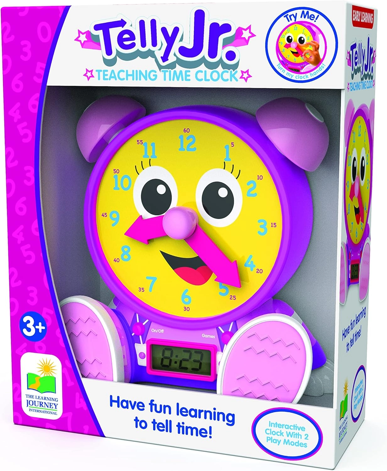 COLOR LAND CHILDRENS TOYS CENTER LLC Telly Jr. Teaching Time Clock - 3+