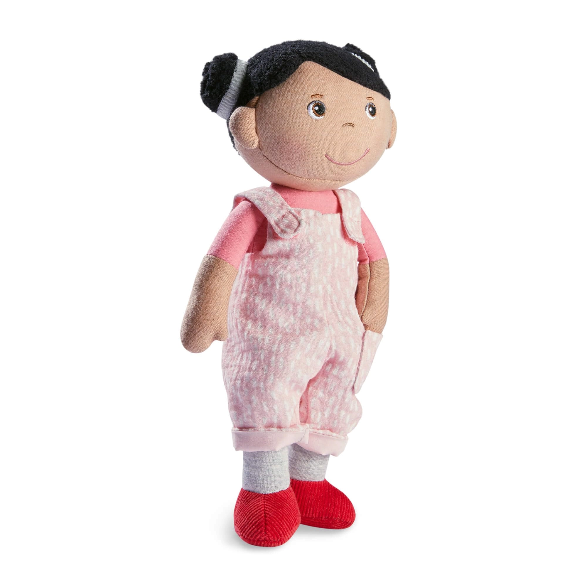 HABA Rumbi Doll - 10" Polyester Black Hair Ages 18 Months+