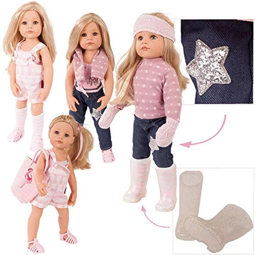 Hannah Posable Doll - 19.5" all-vinyl Long Blonde Hair
