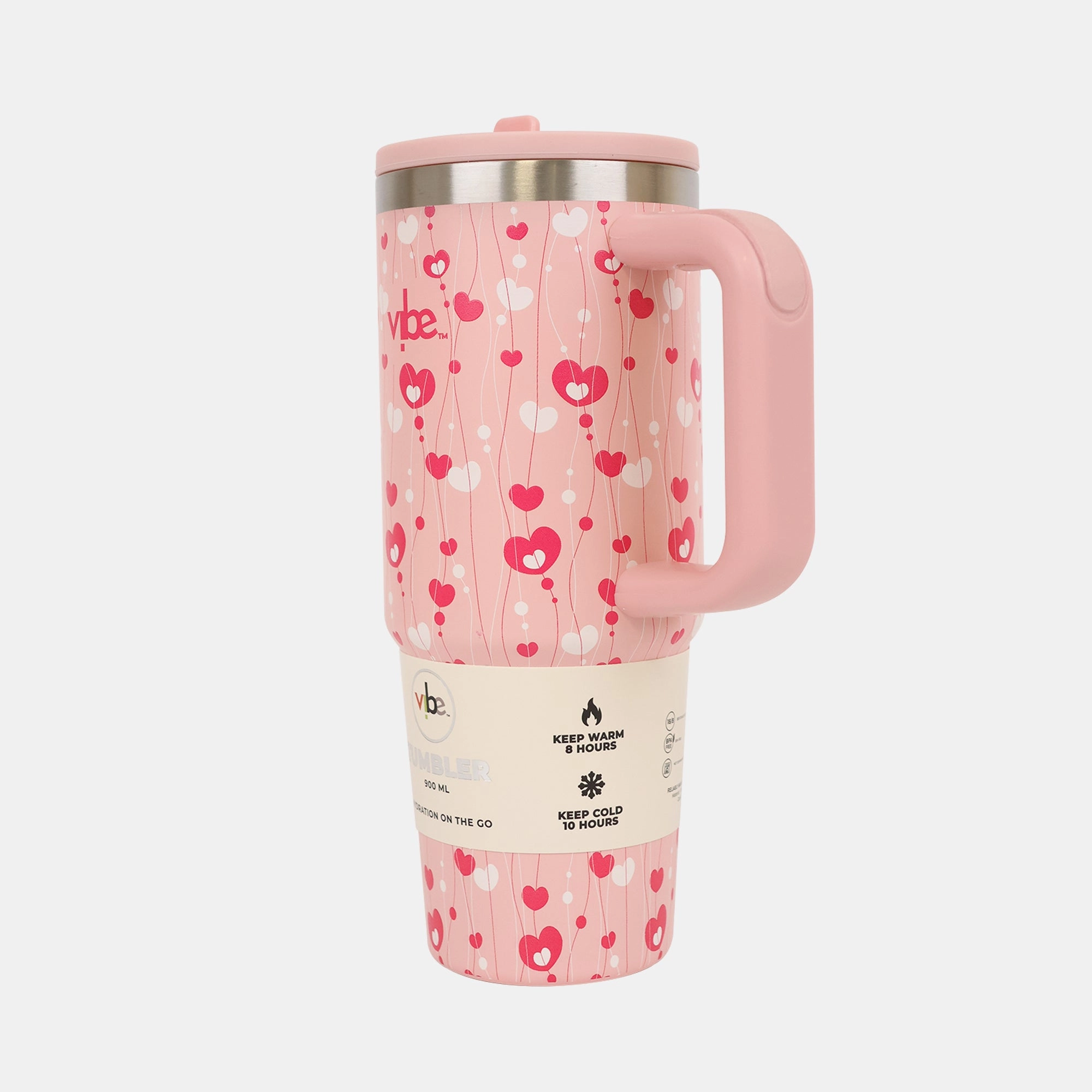 Vibe Hearts.Love Tumbler - 900ml