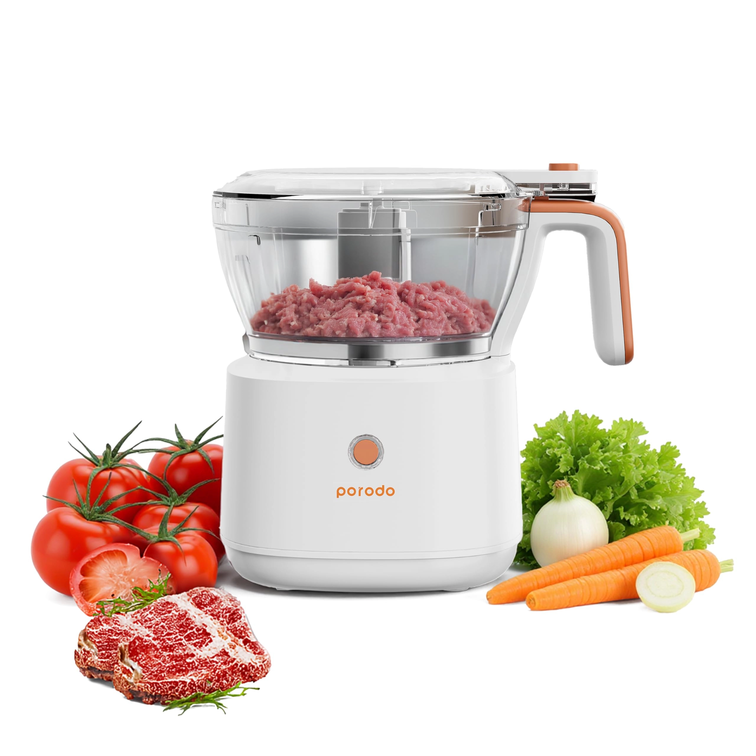 Porodo Lifestyle Portable Electric Meat Chopper - 1L 1500mAh battery