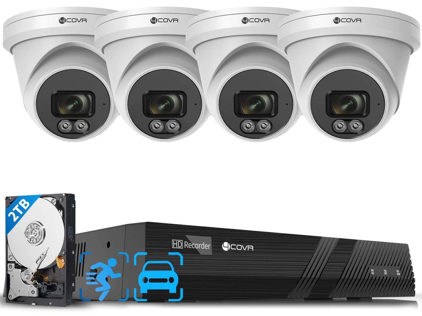 PoE Security Camera System - 8 channels
