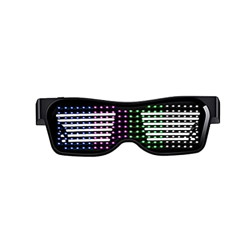 LED Light Glasses - USB Chargeable APP Control