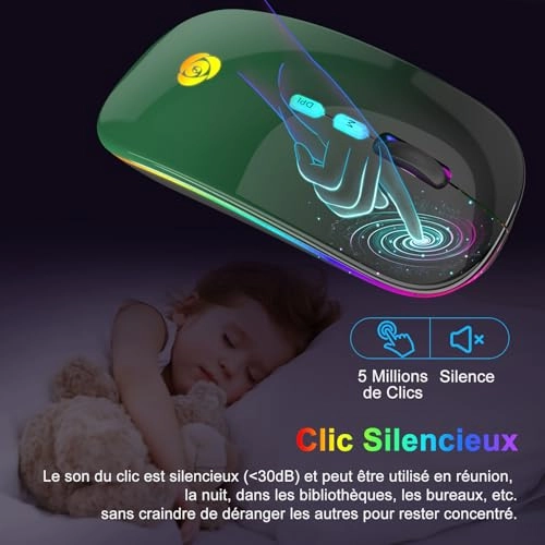 LED Wireless Mouse - Bluetooth