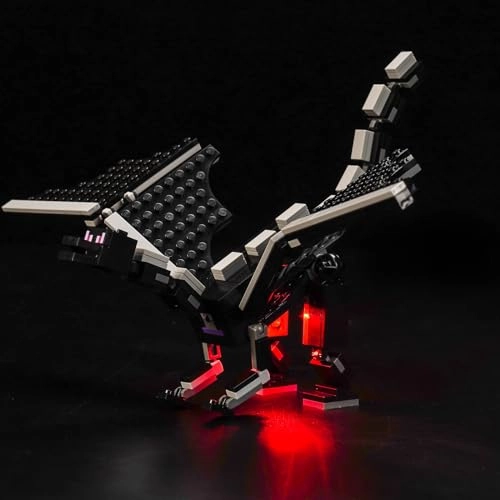 LED Light Set for LEGO 21264 The Ender Dragon and End Ship - Copper Minecraft 5V