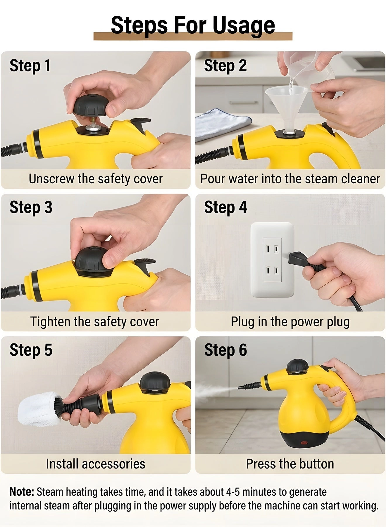 Steam Cleaner - 350 ml