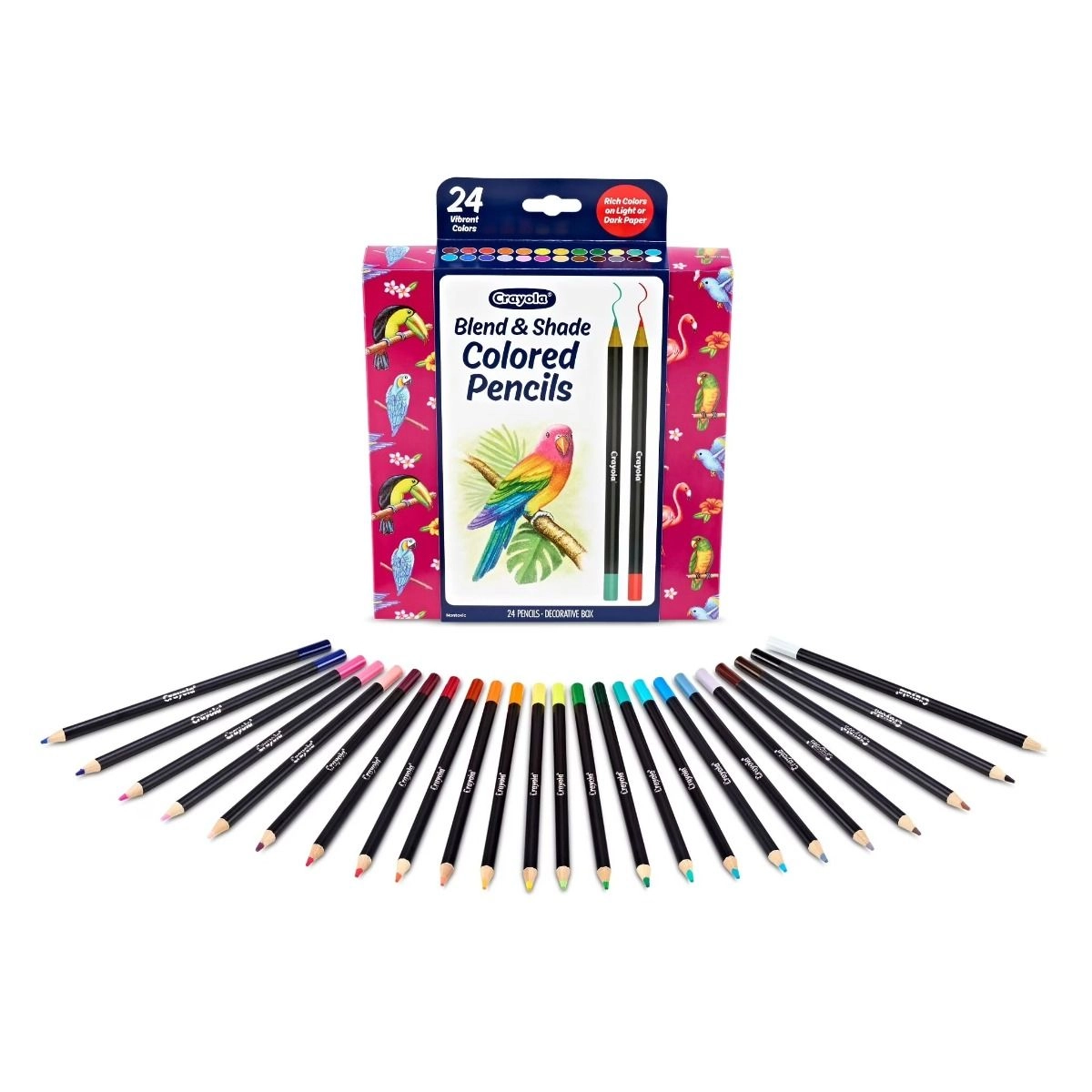 Blend & Shade Colored Pencils - 24 Ct