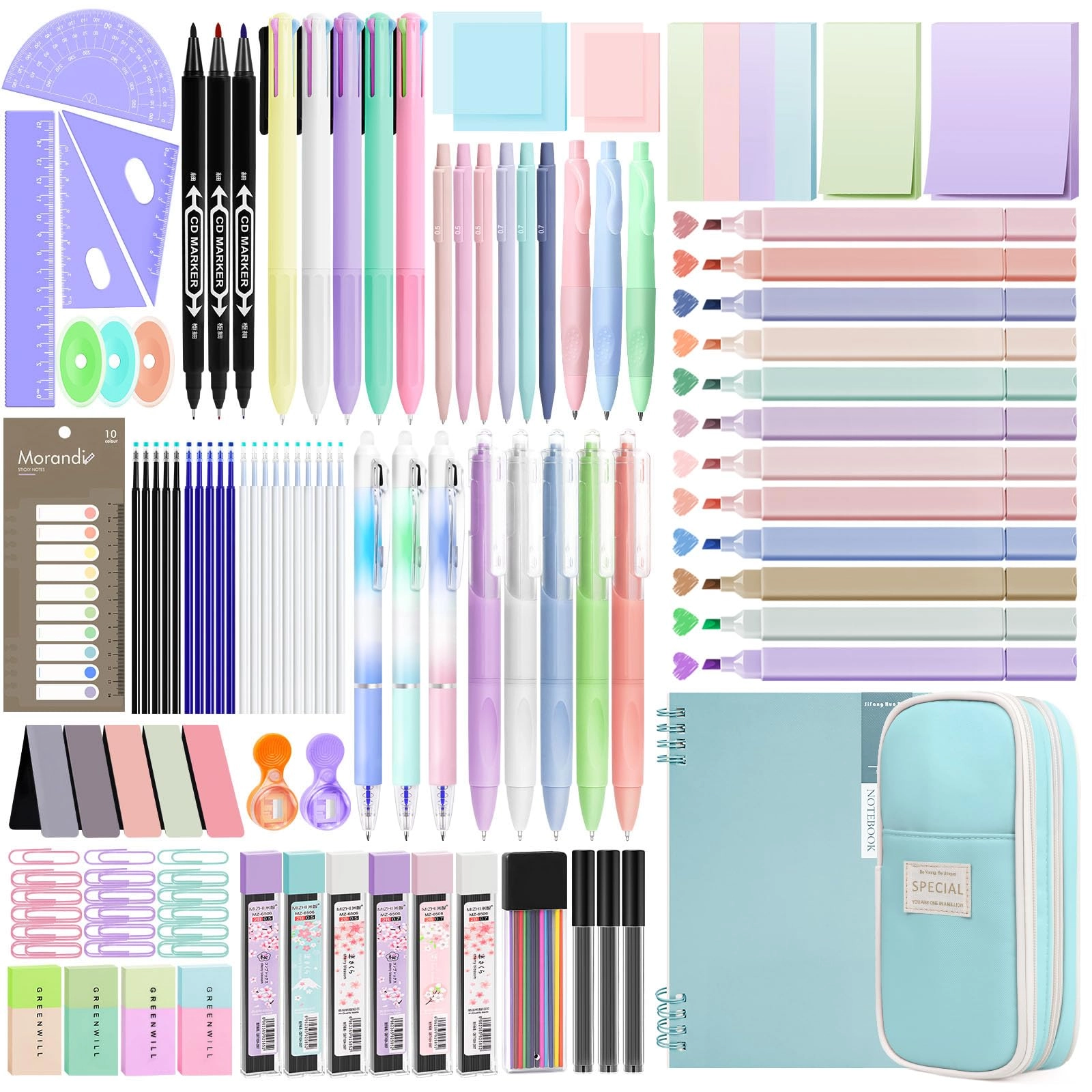 Aesthetic Stationery Supplies - 146PCS Set