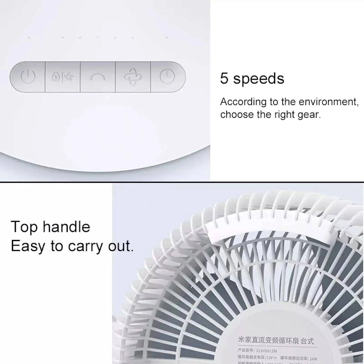 Smart Desktop Air Circulation Fan