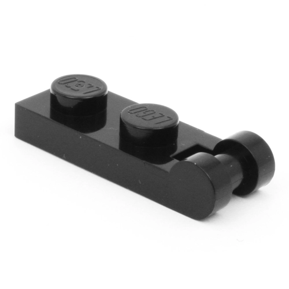 LEGO Clip Plate - 1 x 2 Black