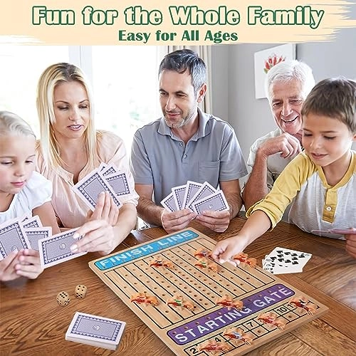 Across The Board - Wooden Dice & Cards