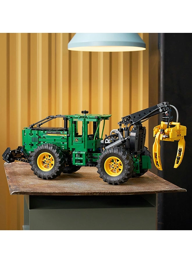 Technic John Deere 948L-II Skidder (42157) - Pneumatic functions 4-wheel drive